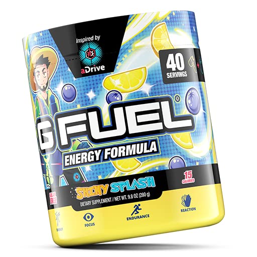 G Fuel aDrive zero-sugar energy for a clean boost during tasks