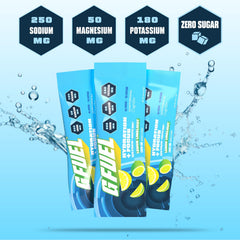 G Fuel Electrolytes powder dissolving in water to form a clear solution