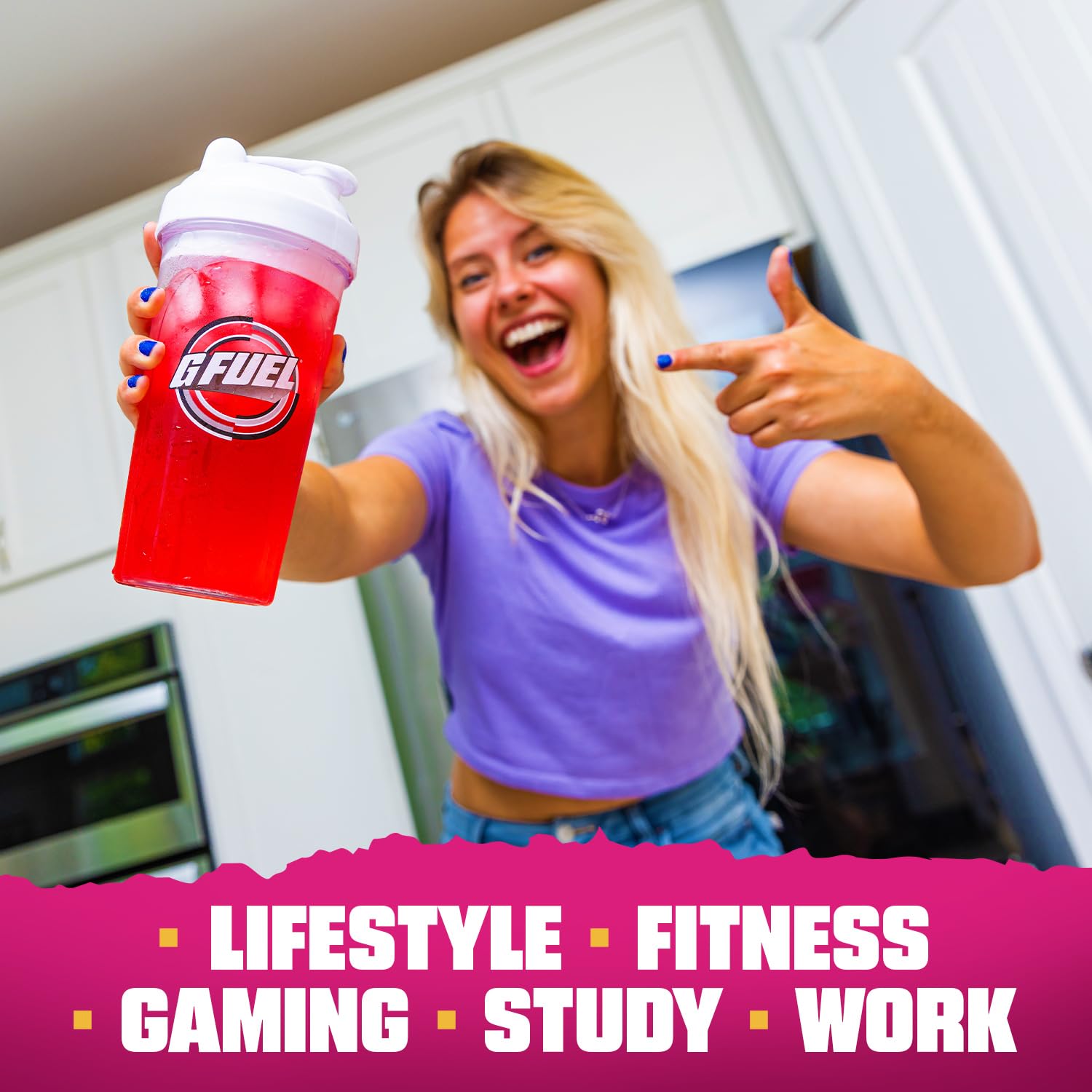 G Fuel Hype Sauce with vitamins and antioxidants supports daily energy.