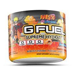 G Fuel Naruto Sage Supreme Hydration bottle with grapefruit-white peach flavor for refreshing hydration
