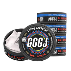 GGGJ Bull Power cans front show a compact energy source for on-the-go focus