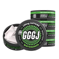 GGGJ caffeine nootropic wintergreen can for on-the-go energy