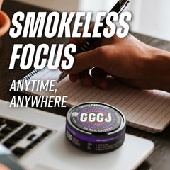 GGGJ On-the-go energy, caffeine boost without sugar crash.
