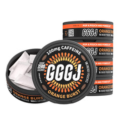 GGGJ Orange Burst can front shows portable energy solution.