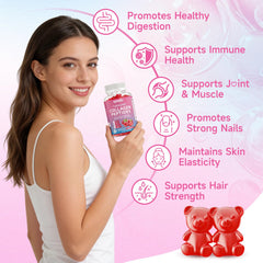 GGMMUU hydrolyzed collagen peptides close-up for easier digestion.