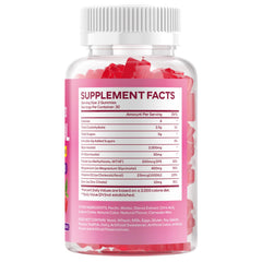 GGMMUU vegan, sugar-free gummies with natural raspberry flavor