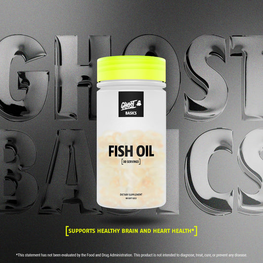 GHOST Basics enteric-coated softgels ready for daily use