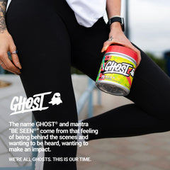 Ghost BCAA Lemon Crush gym scene with ready-to-make performance drink