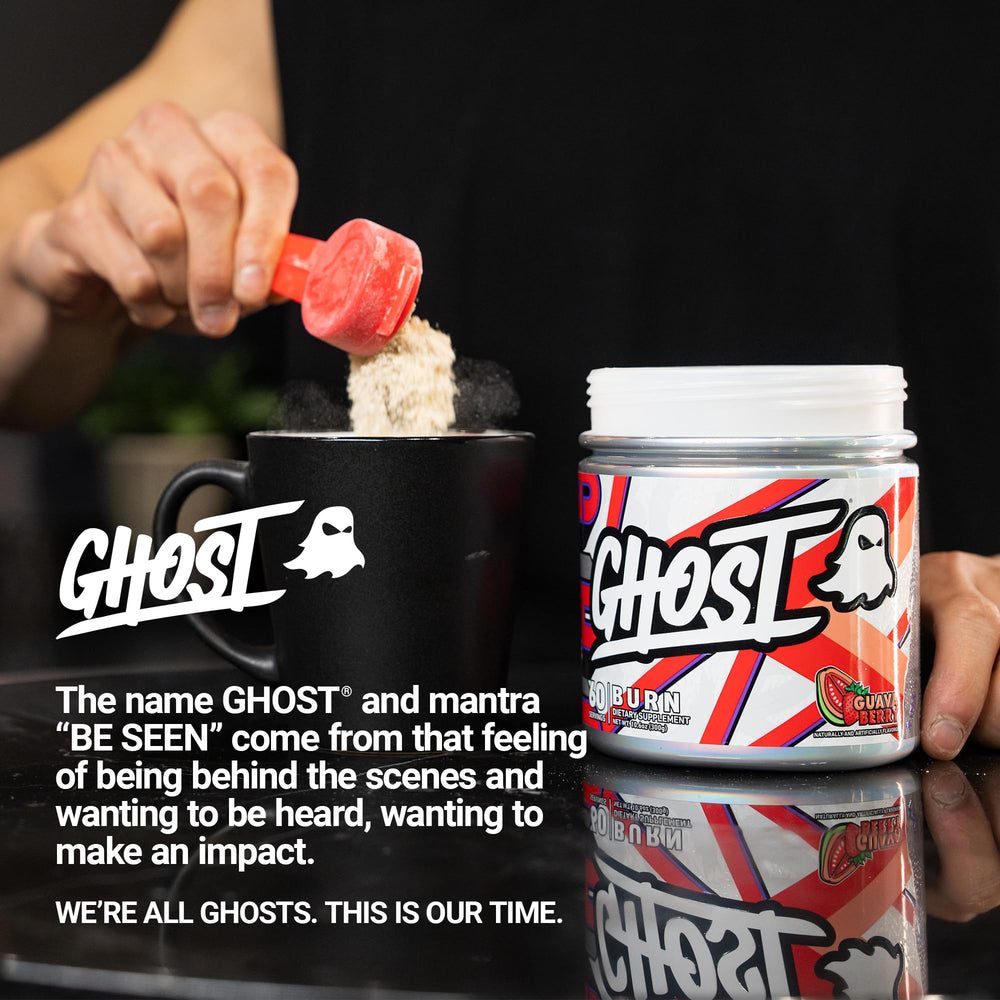 Lifestyle shot of GHOST Burn ready for gym, home, or outdoor training
