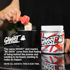 Lifestyle shot of GHOST Burn ready for gym, home, or outdoor training