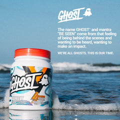 Athlete with GHOST Clear Whey Orange Cream supports post-workout recovery.