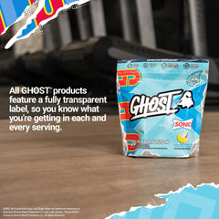 Athlete hydrating with GHOST Hydration during training.