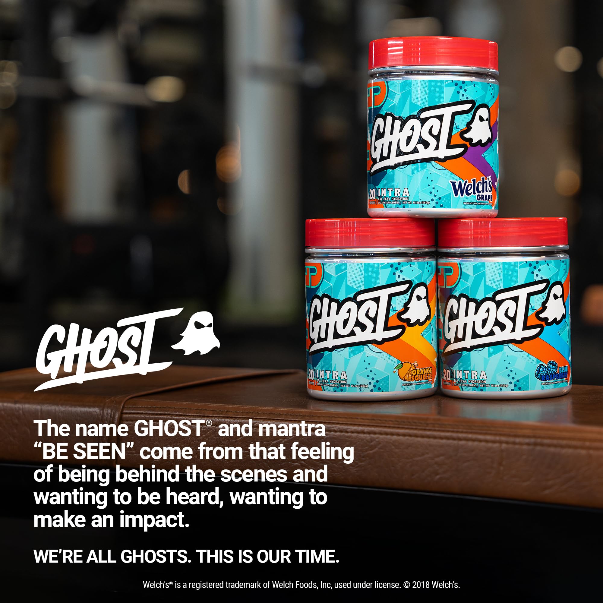 Hydration blend supports focus and endurance during training with GHOST Intra Welch's Grape.