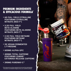 Close-up label demonstrates transparent ingredients and no proprietary blends.