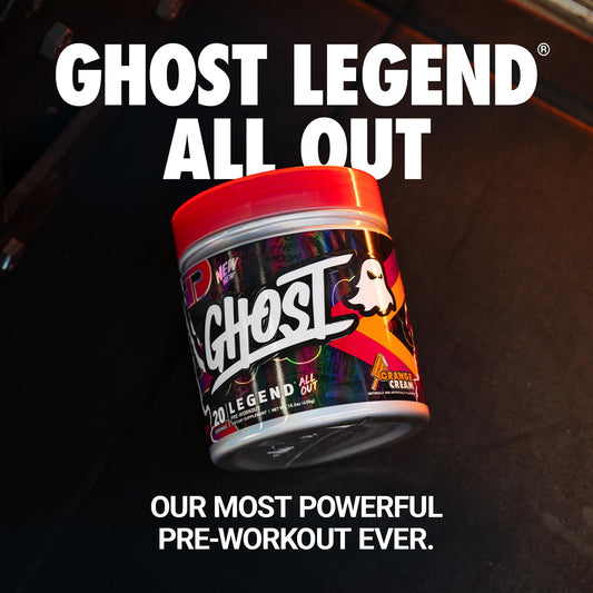 Scoop of powder shows full formula dose for potent pre-workout energy.