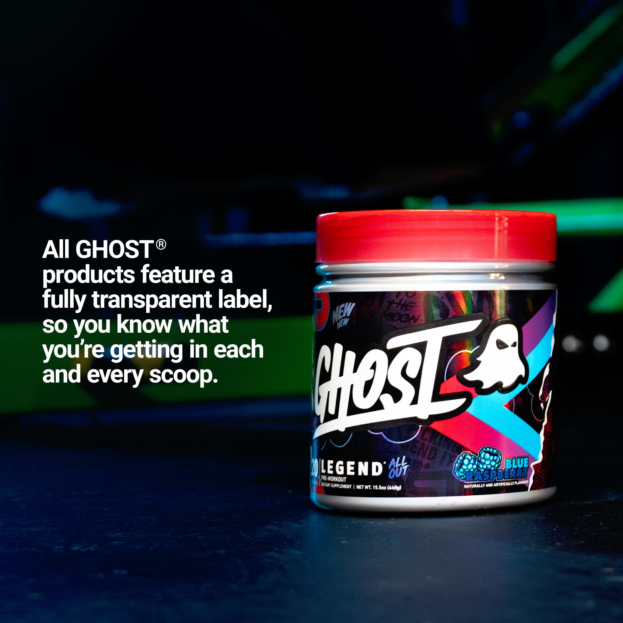 GHOST Legend All Out vitamin C dose supports daily wellness during training