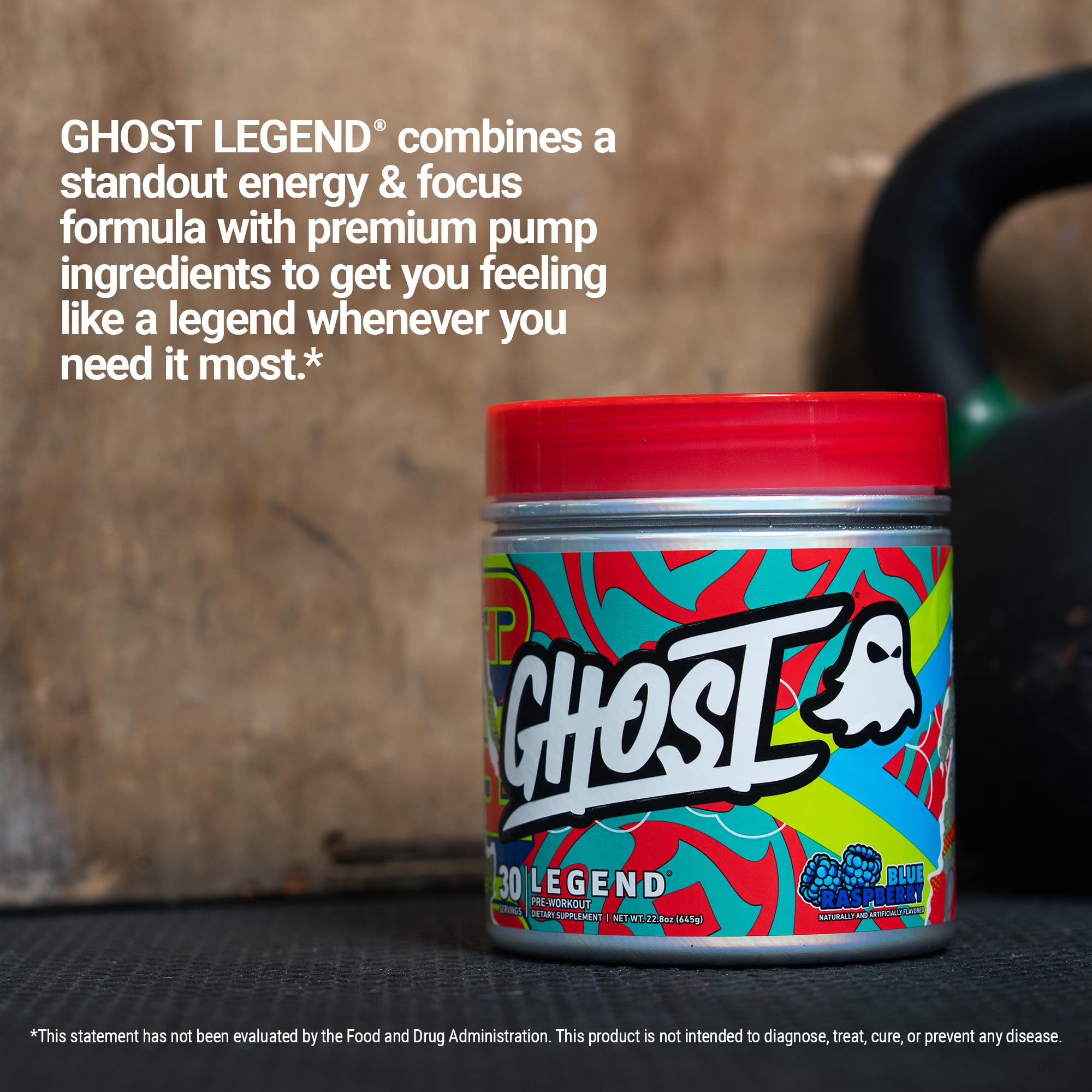 Pouring Ghost Legend powder into a shaker to fuel workouts with focus and energy.