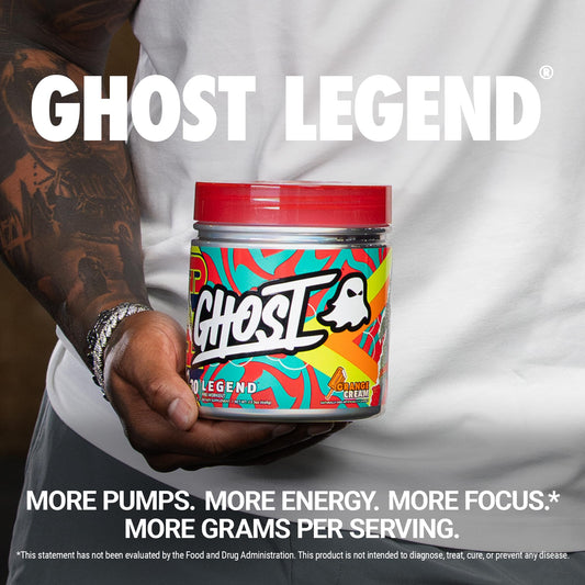 Ghost Legend scoop dispensing precise pre-workout servings