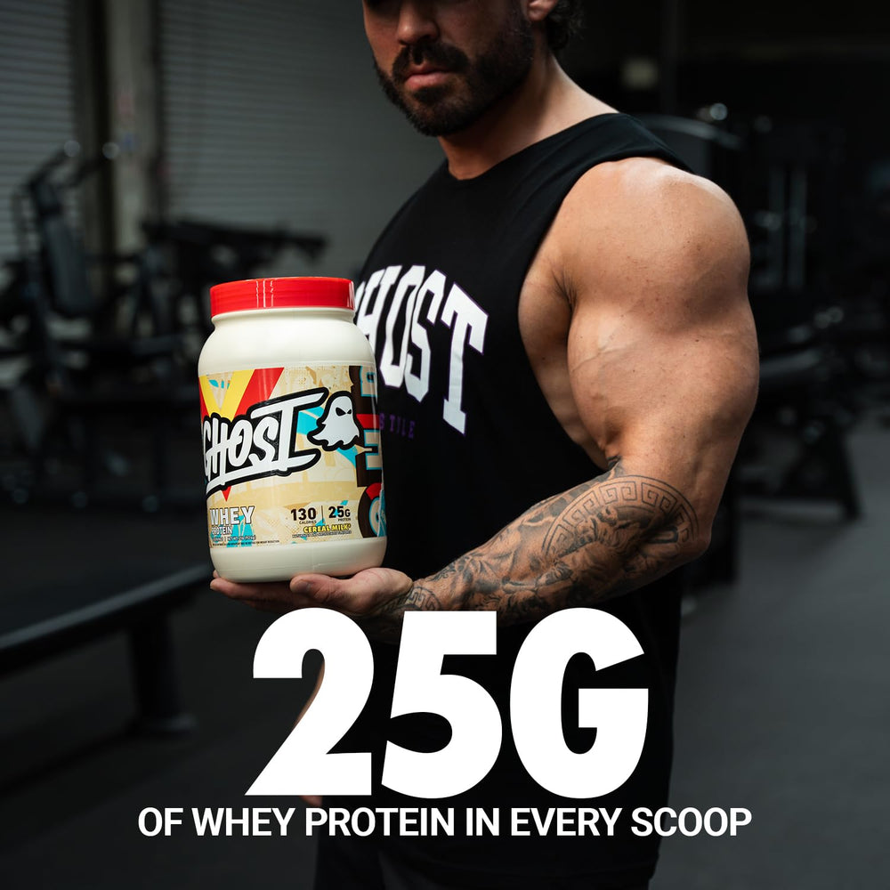 GHOST Whey label highlighting full disclosure and zero proprietary blends for informed choices