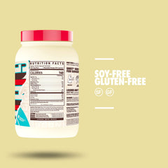Transparent label on GHOST Whey showing full ingredient disclosure