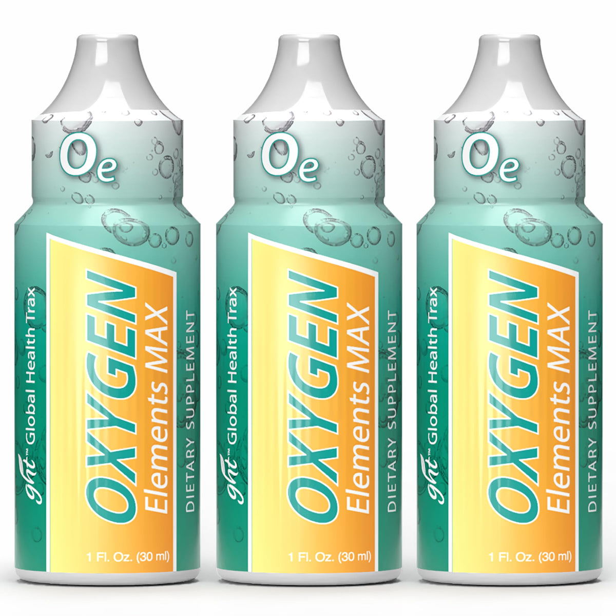 GHT Oxygen Elements Max bottle with pour cap for easy daily use.