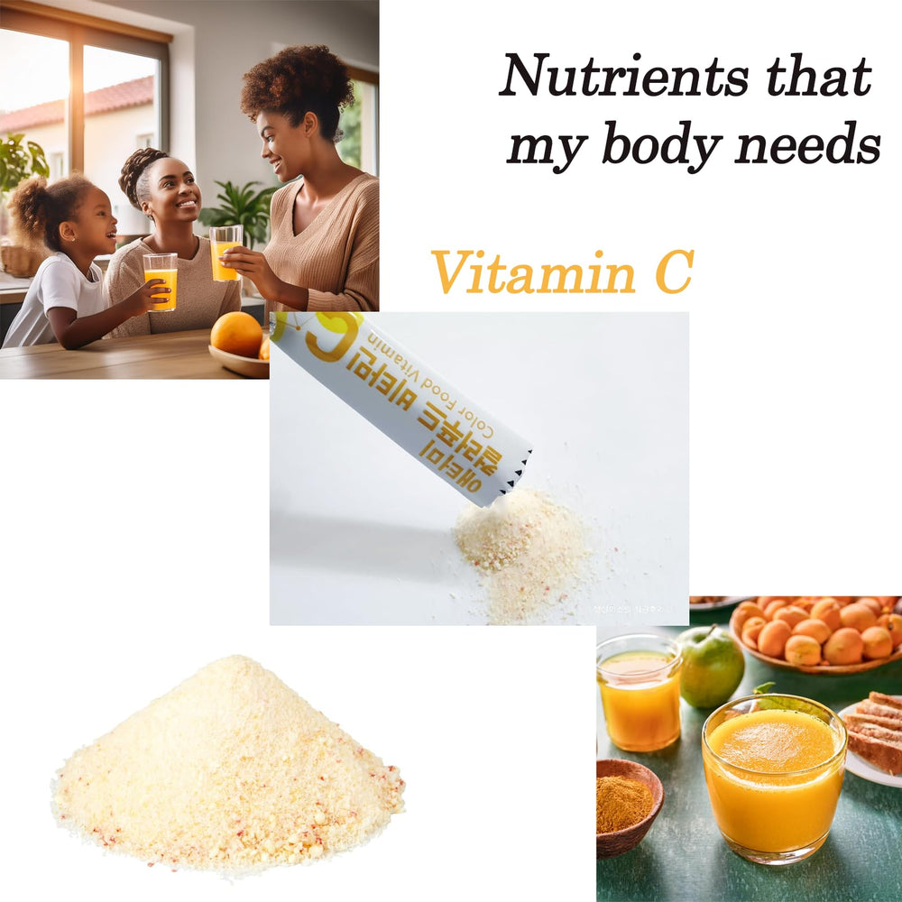 GIANANO vegan-friendly Vitamin C powder jar highlighting plant-based ingredients.