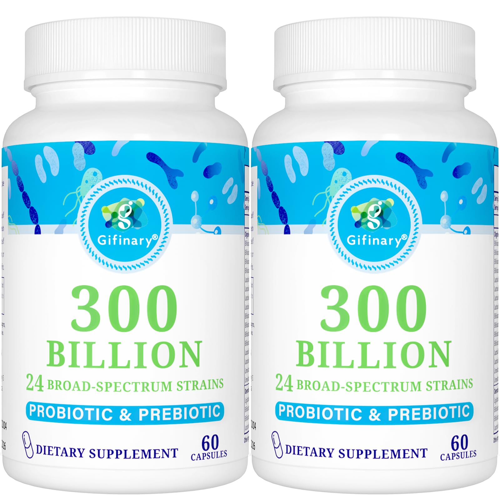 Gifinary probiotics bottle pour for daily gut support