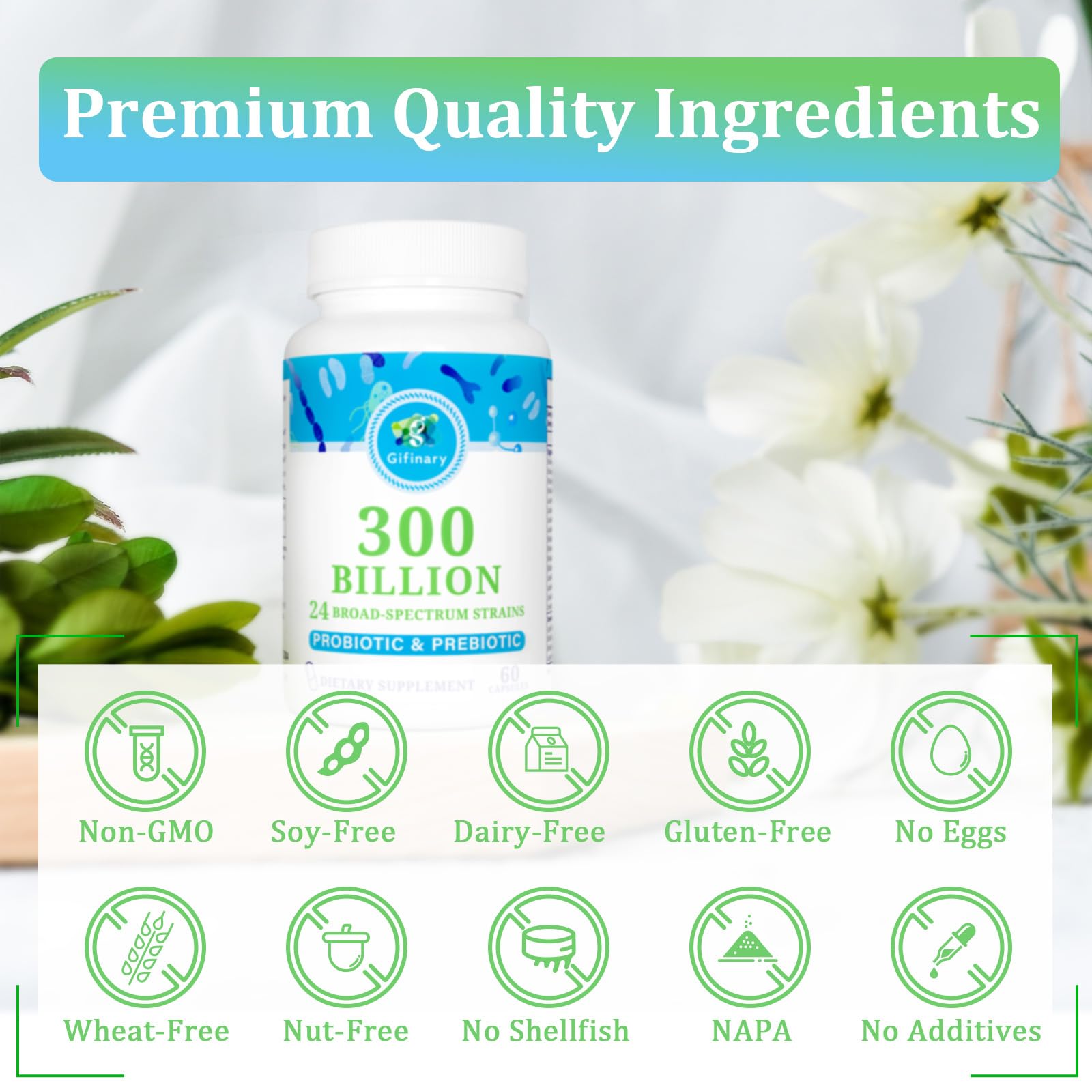 Gifinary daily capsule intake routine scene