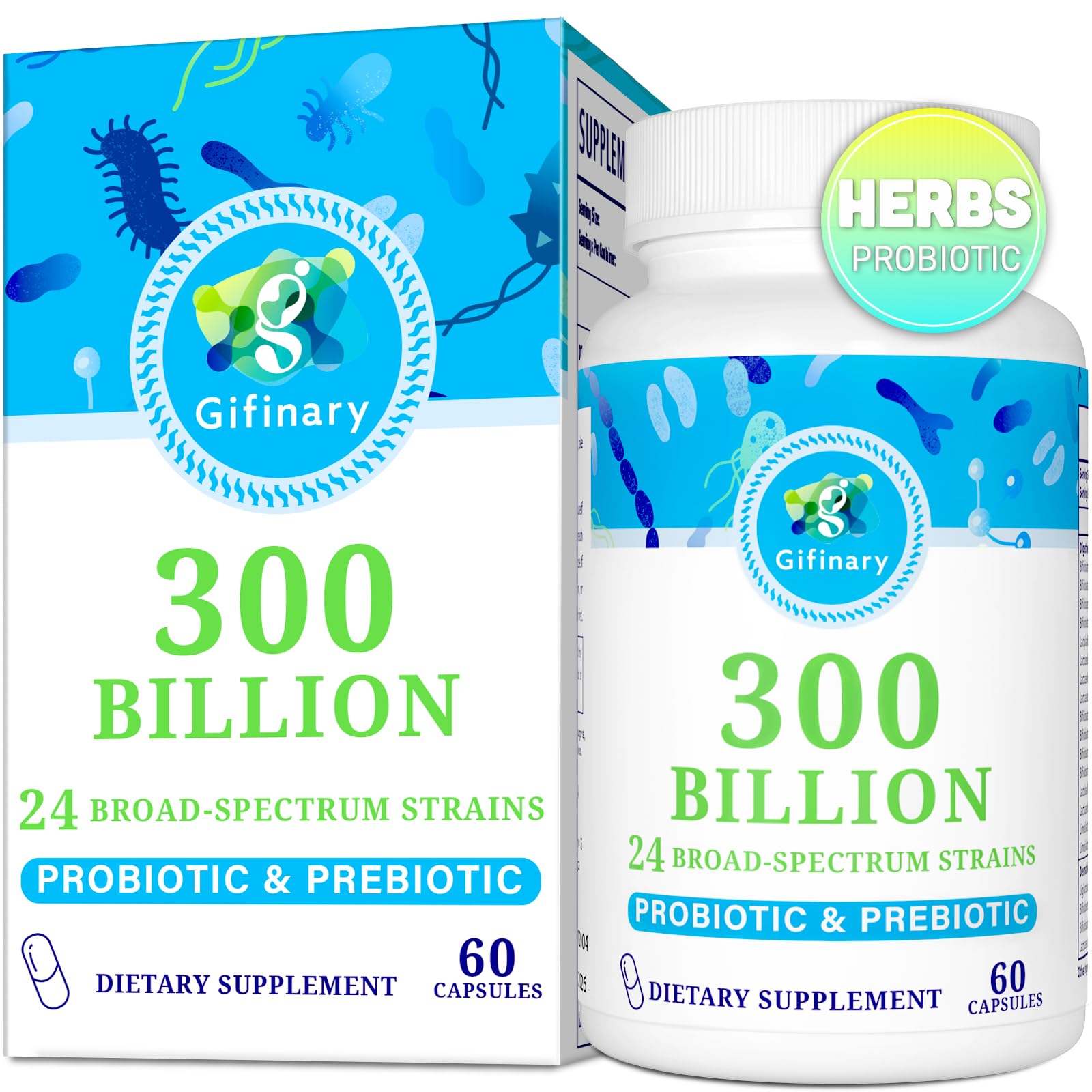 Gifinary two-month supply box for long-term routine