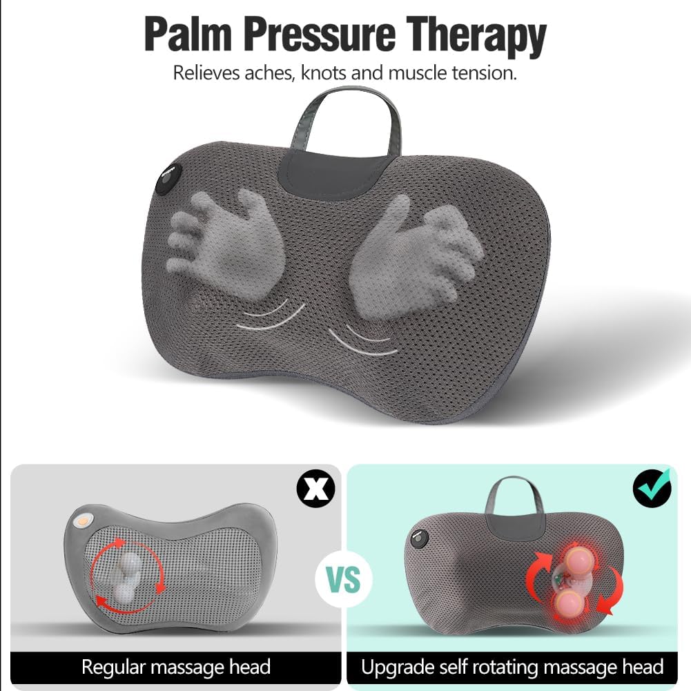 GiftPlus ergonomic design with soft cover supports comfortable massage sessions