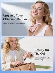GIHWRRI compact curved head glides smoothly for comfortable daily skin routines.
