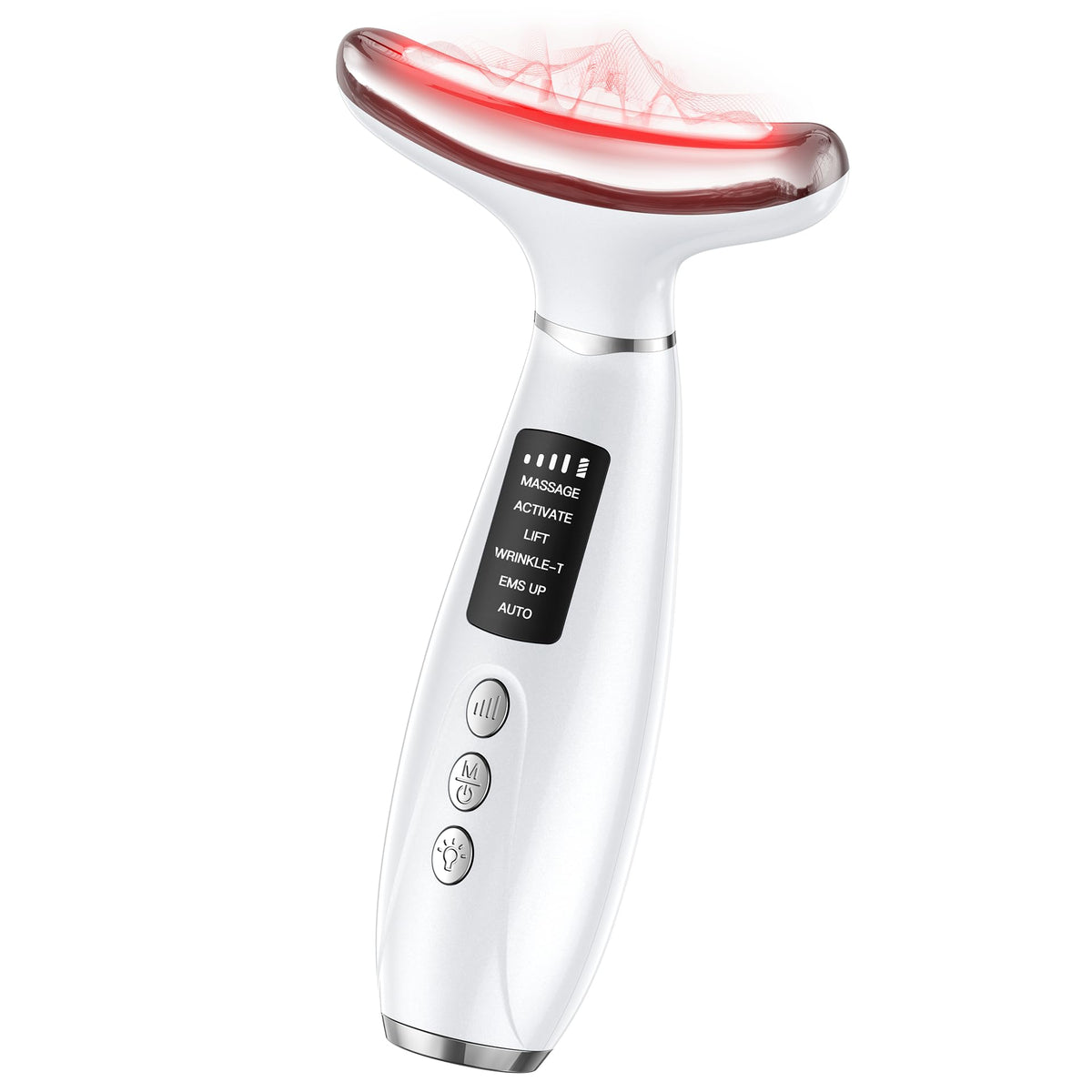 GIHWRRI red light therapy device for at-home face and neck care