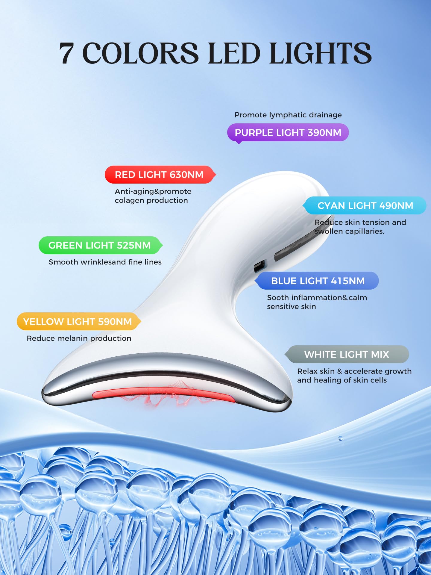 GIHWRRI face sculpting massage head enables at-home facial sessions.