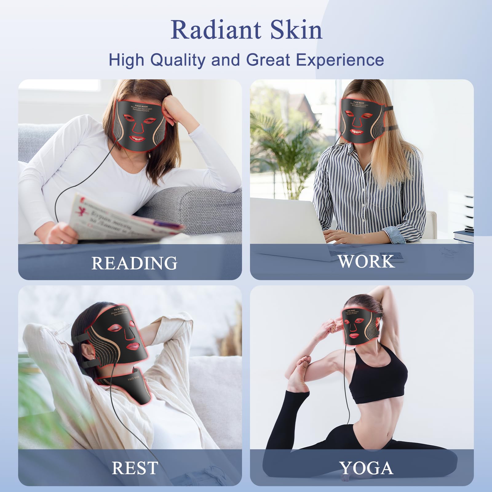 GIHWRRI full-coverage device supports at-home skincare routines.