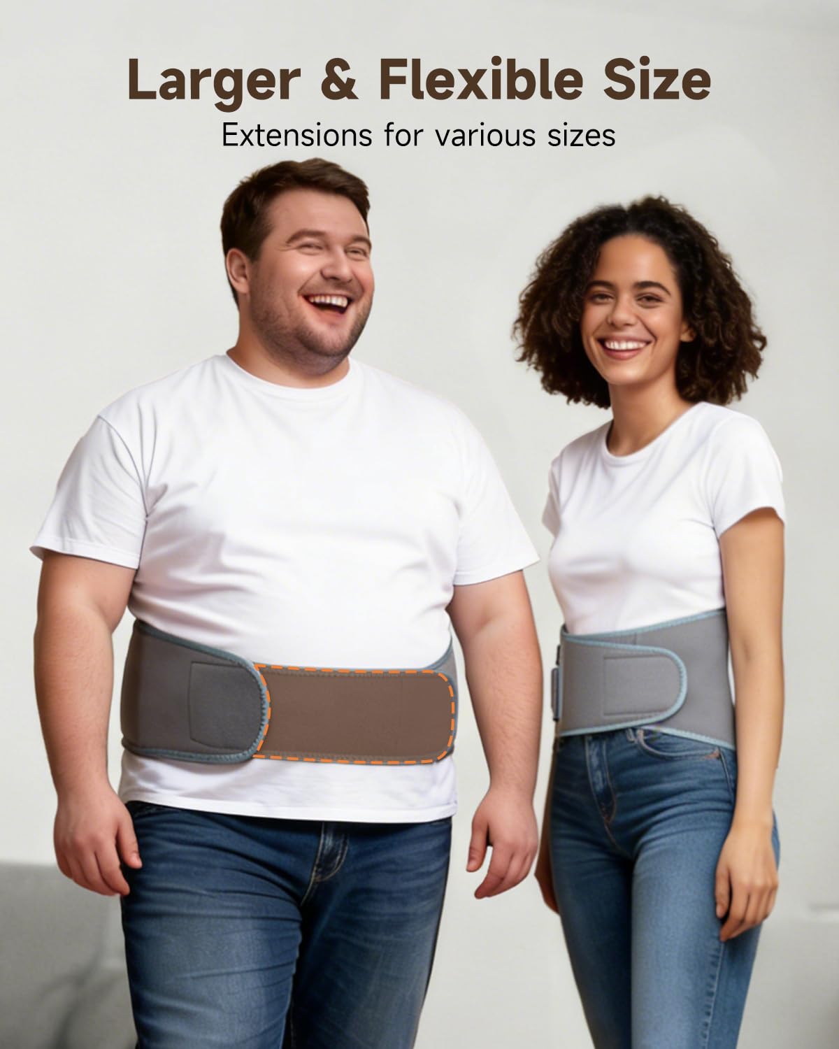 GilayGROW adjustable extension belt for versatile fit around different waists.