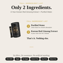 GINSEGOLD ginseng stick pour-into-hot-water highlights versatile energy without sugar.