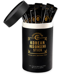 GINSEGOLD Korean Red Ginseng Stick tear-open moment shows clean, premium energy on the go.