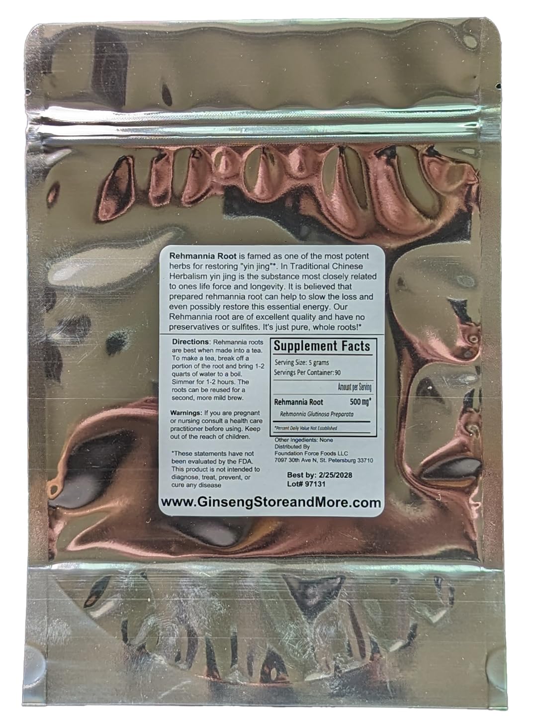 GinsengStoreAndMore Rehmannia jar open for daily use
