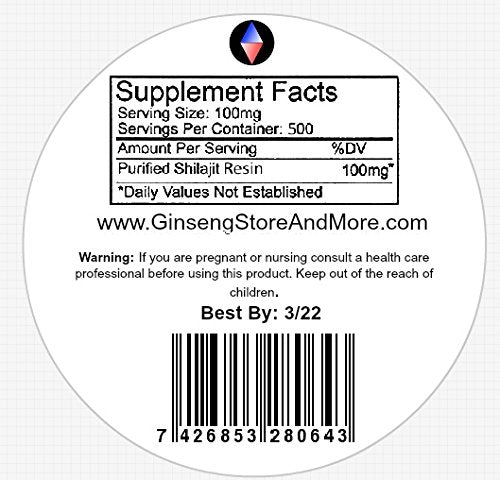 GinsengStoreAndMore Shilajit lab-tested purity ensuring clean, potent resin