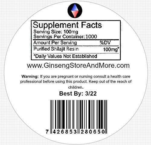 GinsengStoreAndMore shilajit resin closeup showing purity and texture.