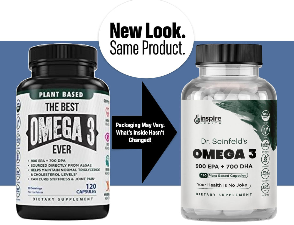 GINSPIRE NUTRITION algae omega-3 capsules close-up