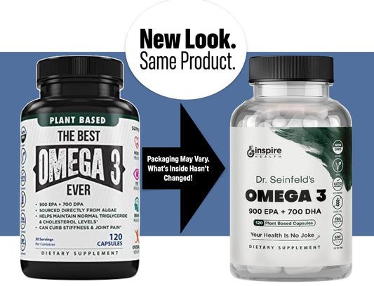 GINSPIRE NUTRITION algae omega-3 capsules close-up