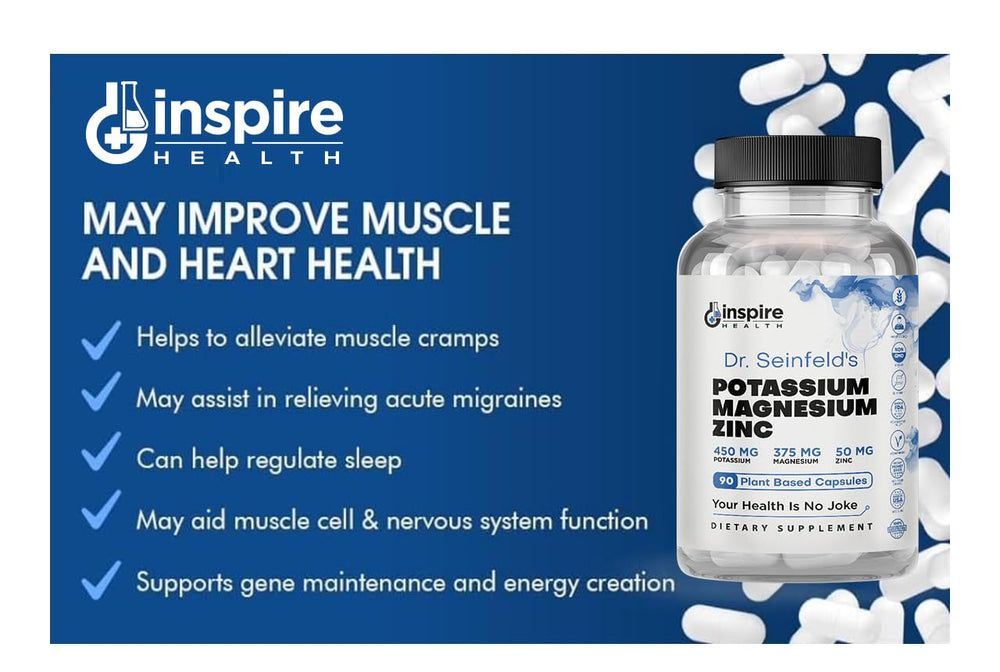 GINSPIRE NUTRITION zinc citrate focus for immune support.