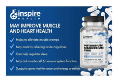 GINSPIRE NUTRITION zinc citrate focus for immune support.