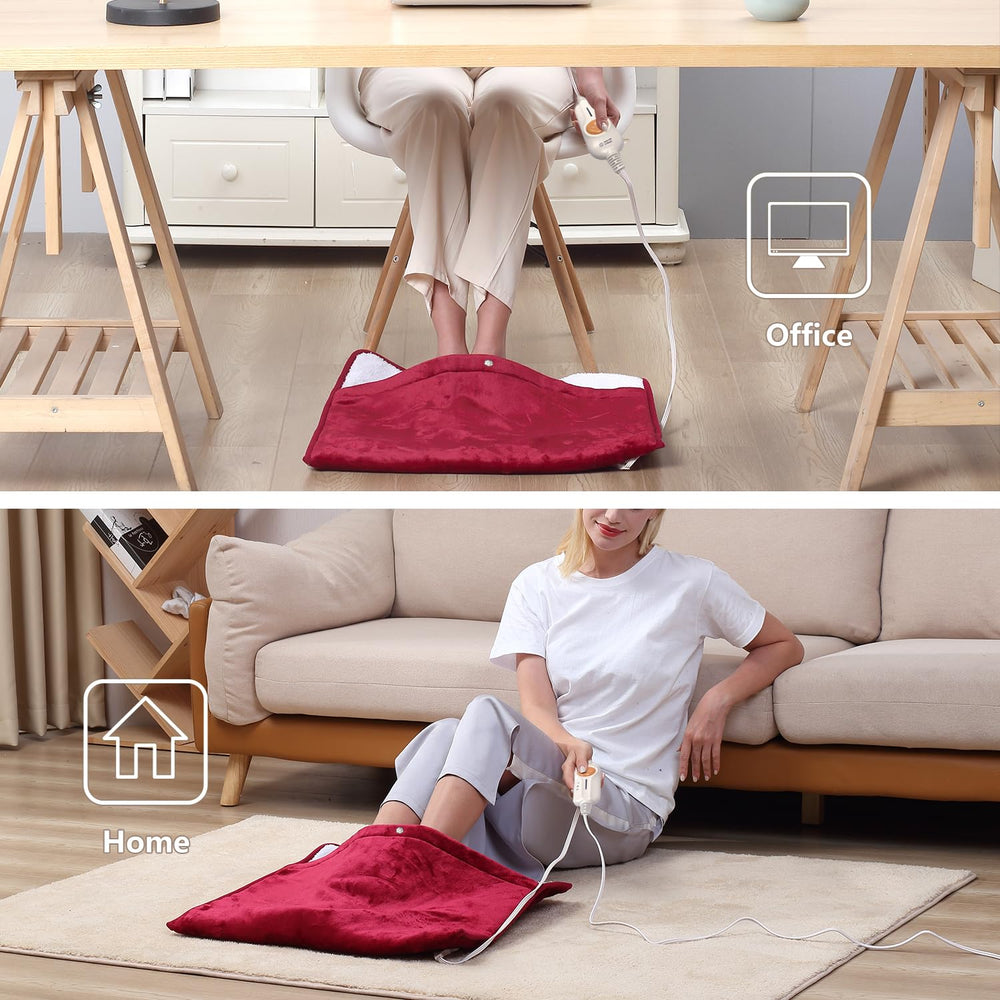 Gintao foot warmer is washable once unplugged from the controller.