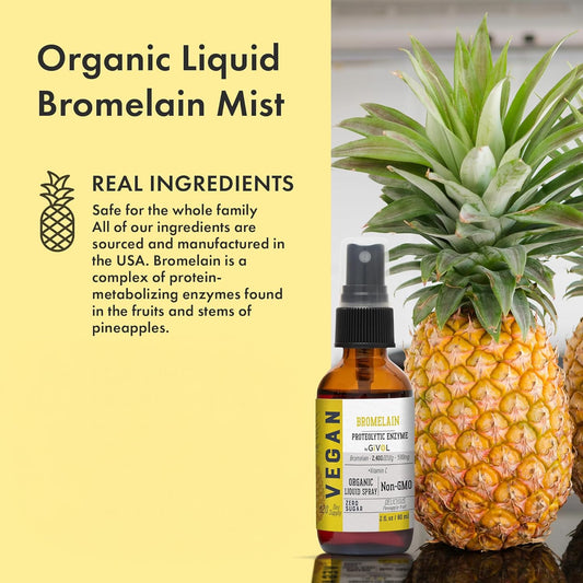 GIVOL bromelain spray mist demonstrates quick on-the-go use