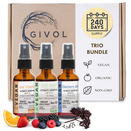 GIVOL Elderberry Mist bottle front for convenient daily use