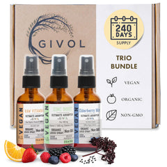 GIVOL Elderberry Mist bottle front for convenient daily use