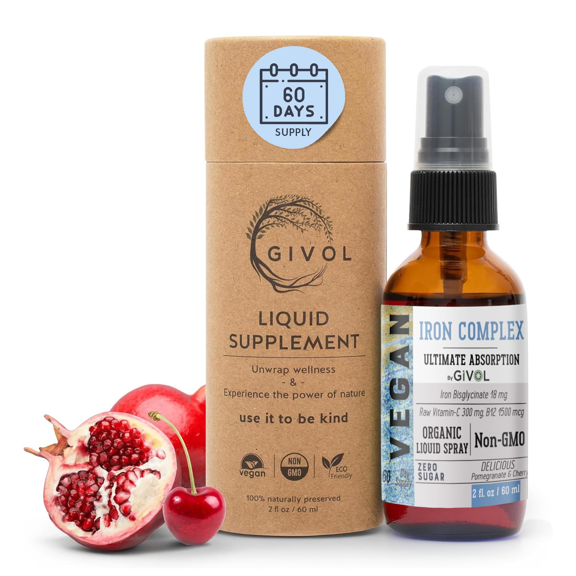 GIVOL Iron liquid spray bottle for easy daily use