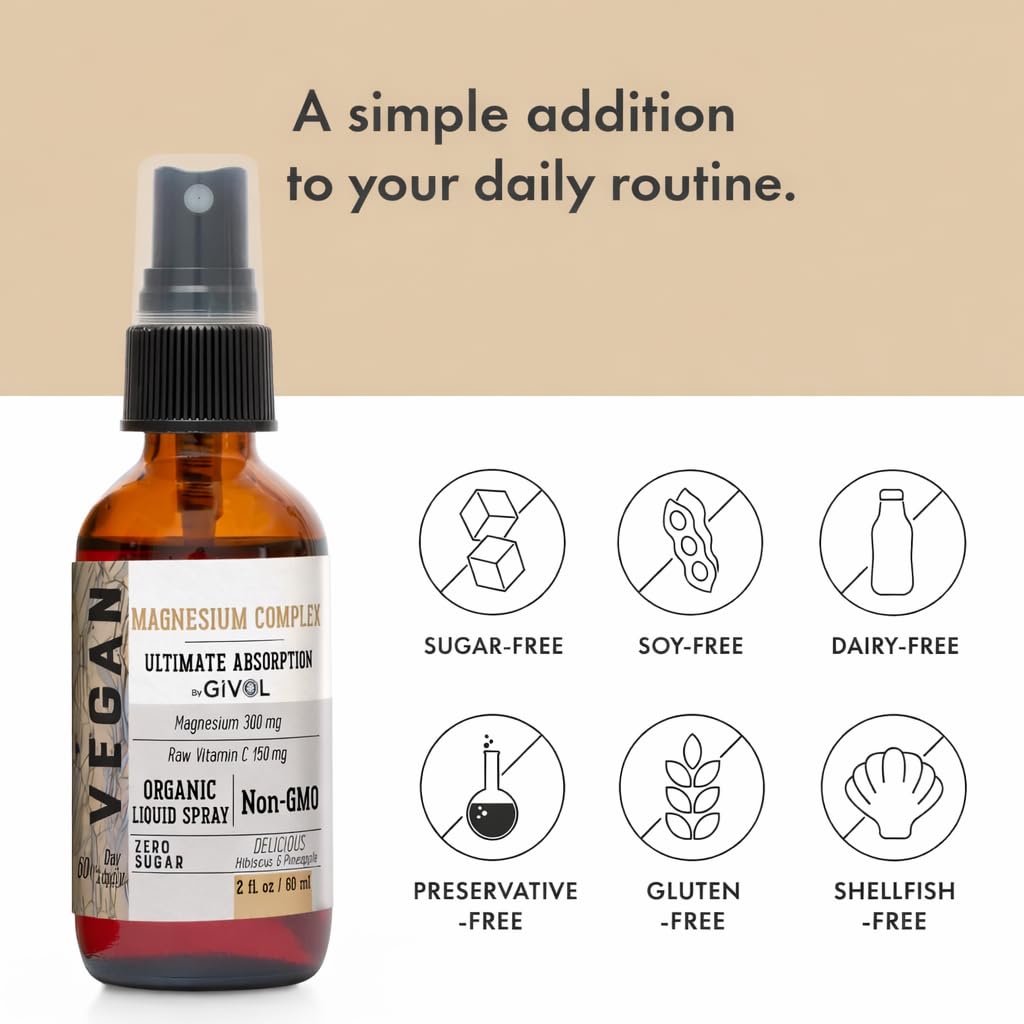 GIVOL spray with vitamin C emphasizes daily wellness.